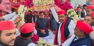 Etawah News: Ram Gopal holds public meeting in support of SP candidate Sarvesh Shakya