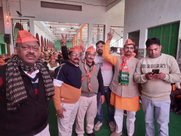 संभल न्यूज़:नरेंद्र मोदी जी द्वारा वर्चुअल रैली को संबोधन किया गया