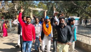 ambedkar nagar news  Azad Samaj Party candidate Chandresh Verma filed nomination