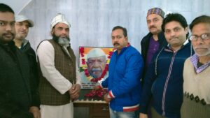 Etawah News: Celebrated 11th death anniversary of freedom fighter self: Krishna Lal Jain