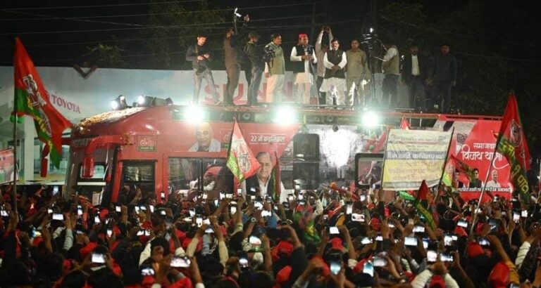 Etawah News: If something has increased in double engine government, then only corruption: Akhilesh Yadav