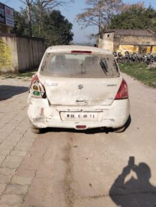 Bihar news विदेशी शराब से भरे एक कार सहित तस्कर गिरफ्तार