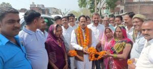 Ambedkar Nagar News: एसपी विधायक त्रिभुवन दत्त का विकास खंड जहांगीरगंज के अनेकों स्थान पर हुआ भव्य स्वागत