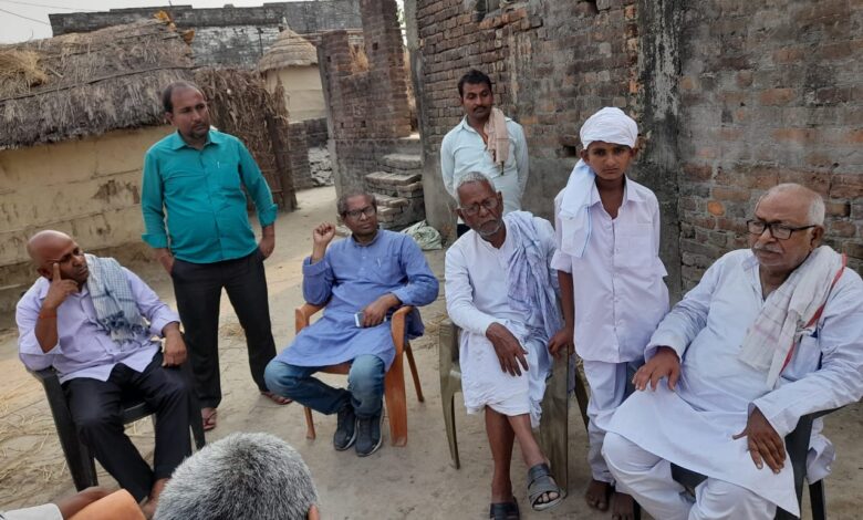 Bihar news 3 अप्रैल को बलथर थाना हत्या काण्ड के खिलाफ आर्यानगर में शान्ति मार्च