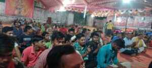 अम्बेडकर नगर न्यूज श्रीराम जानकी मंदिर के प्रांगण में हो रही है कथा की अमृत वर्षा