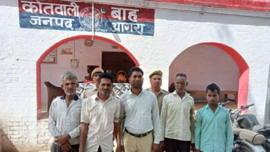 Agra News: झगड़ा करने वालों पर पुलिस ने की कार्यवाही