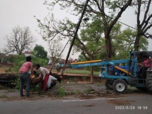 Agra News: Power system crippled after storm and rain