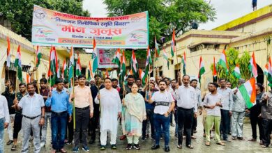 Etawah News: Silent procession taken out on Partition horror memorial day