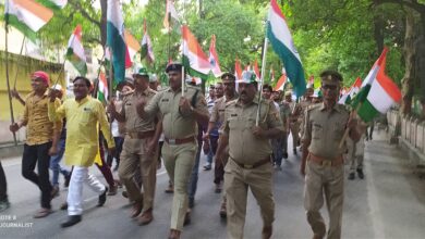 Etawah News: Etawah Police working with enthusiasm and passion to make 'Har Ghar Tiranga' campaign a success