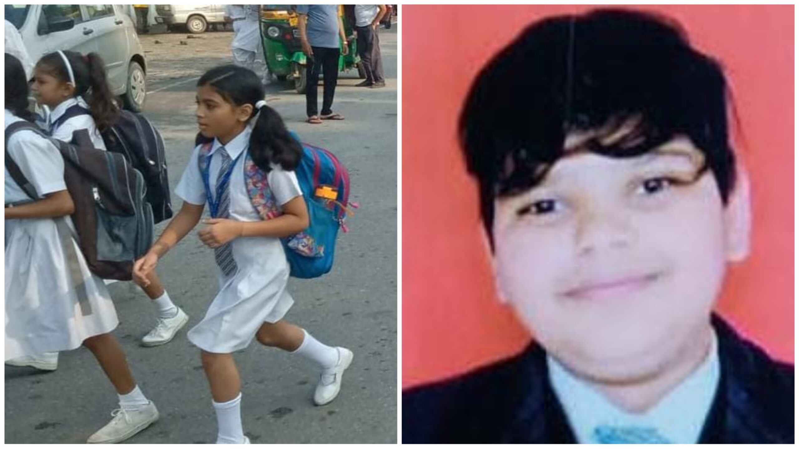 Etawah News: The child fell in the stampede due to the action on illegal vehicles parked outside the school, got hurt