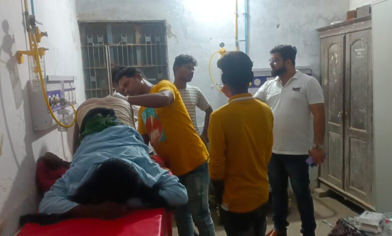 Bihar news मगरमच्छ के हमले में किसान घायल