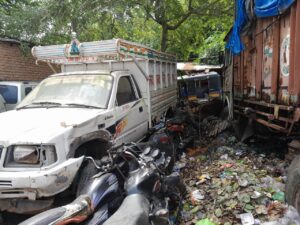 Bihar news-बरांटी ओपी थाना गंदगी के ढेर पर विराजमान