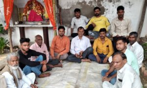 कलवारी ग्राम पंचायत के नाराज वार्ड सदस्यों ने की बैठक