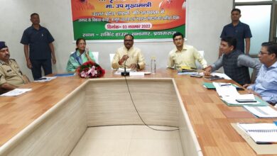 Prayagraj News :मा0 उपमुख्यमंत्री जी ने बैठक कर डेंगू, कानून व्यवस्था एवं विकास कार्यों की समीक्षा की
