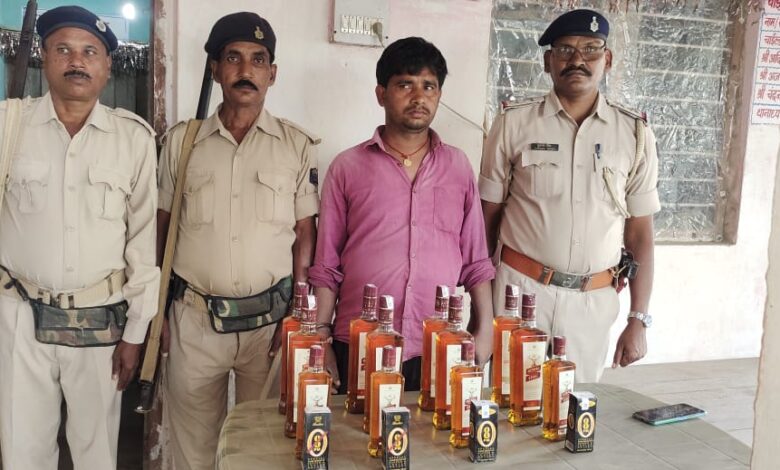 Bihar news दुकान किराना का और बिक्री विदेशी शराब का