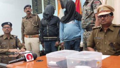 Bihar News दो अपराधी पिस्तौल के साथ गिरफ्तार और तीन मौके से हुए फरार