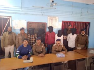 Bihar News बानुछापर ओपी पुलिस ने अवैध हथियार के साथ 6 युवकों को धर दबोचा में सफलता पायी है