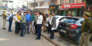 डीएम नवनीत सिंह चहल ने मुख्यमंत्री श्री योगी आदित्यनाथ जी के आगमन की तैयारियों का लिया जायजा