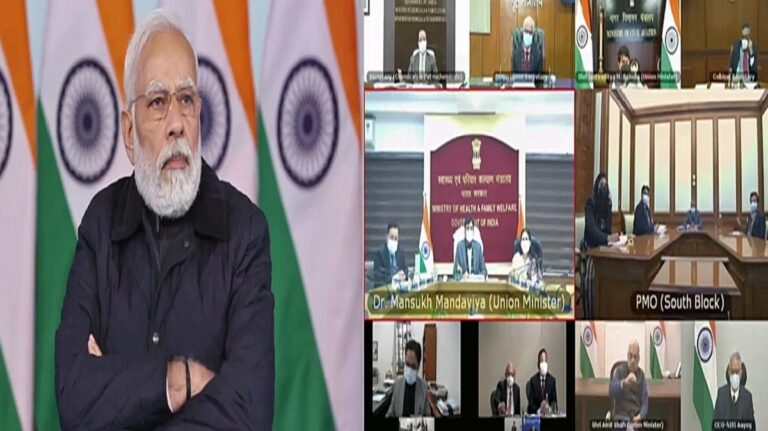 Modi's corona review meeting, advised to wear mask and test