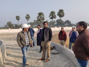 Bihar News-बुद्ध सम्यक स्मृति स्तूप एवं संग्रहालय के कार्य प्रगति की जिलाधिकारी ने ली जानकारी
