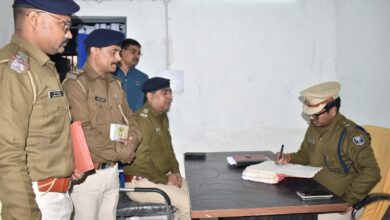 Bihar News बेतिया एसपी ने किया कंगली थाना का निरीक्षण 