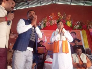Bihar News--केन्द्रीय गृह राज्यमंत्री नित्या नंद राय ने लाभार्थी संवाद में कई जगह केंद्र योजनाओं की जानकारी दी