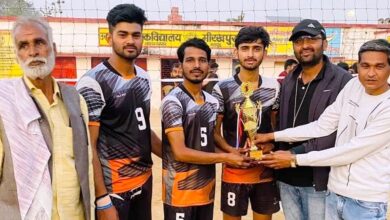 Etawah News: Saifai team became winner in one-day state level volleyball competition