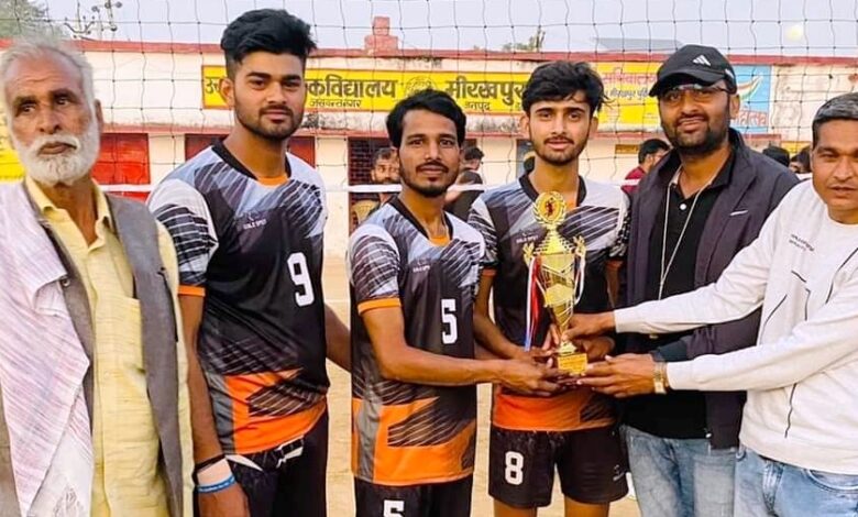Etawah News: Saifai team became winner in one-day state level volleyball competition