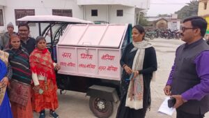 Bihar. News स्वच्छता के साथ प्रदूषित हवा पर भी होगा नियंत्रण, अब नगर निगम चलाएगा बैट्री चालित पिंक सफाई वाहन:गरिमा