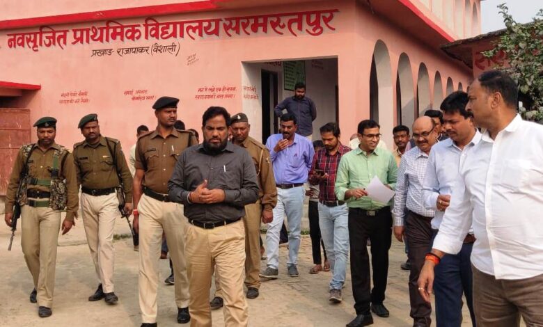 Bihar News: District Magistrate inspected the camps set up in Rajapakar zone