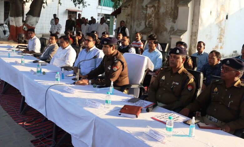 Etawah News: SSP said in the Peace Committee meeting, celebrate the festival with mutual love and harmony