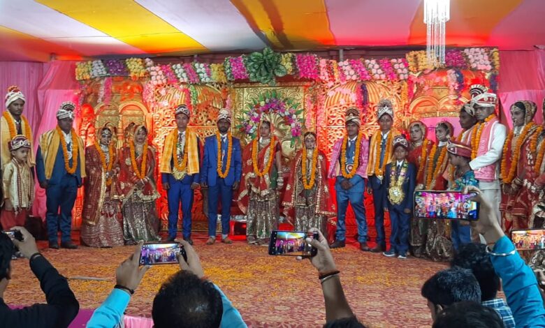 Bihar News कालीधाम विवाह समिति के द्वारा 10 कन्याओं का किया गया सामूहिक विवाह