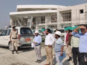 Bihar News-जिलाधिकारी ने वैशालीगढ़ में निर्माणाधीन बुद्ध सम्यक दर्शन संग्रहालय एवं बुद्ध स्मृति स्तूप का पुनः निरीक्षण किया