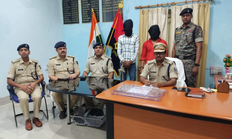 Bihar News रंगदारी मांगने वाले दो मास्टरमाइंड अपराधी गिरफ्तार
