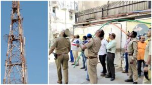 Etawah News: बर्खास्त डाककर्मी मोबाइल टावर पर चढ़ा, 10 लाख के गबन में एक साल से चल रहा बर्खास्त