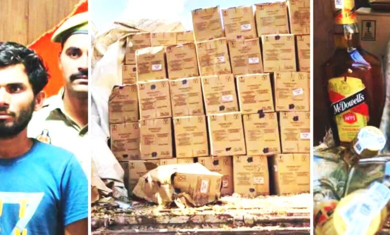 Etawah News: 70 लाख की अवैध अंग्रेजी शराब बरामद, 700 पेटी शराब व एक करोड़ का माल बरामद