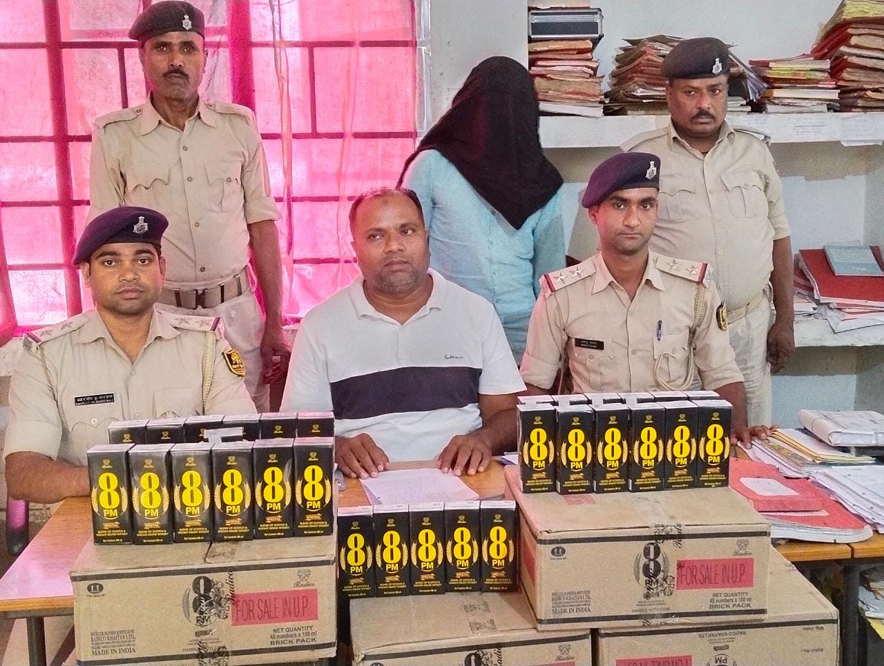 Bihar News नौतन पुलिस ने बरामद किया विदेशी शराब की एक बहुत बड़ी खेप