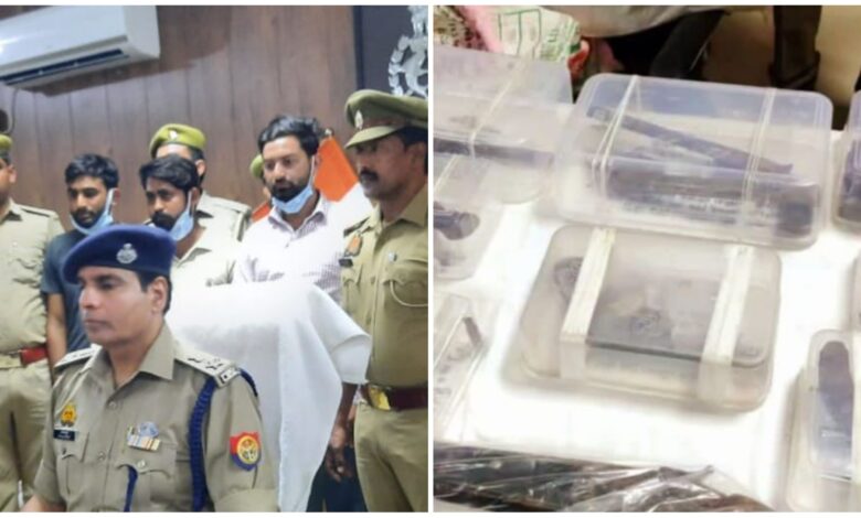 Etawah News: Police got big success before civic elections, illegal arms factory revealed