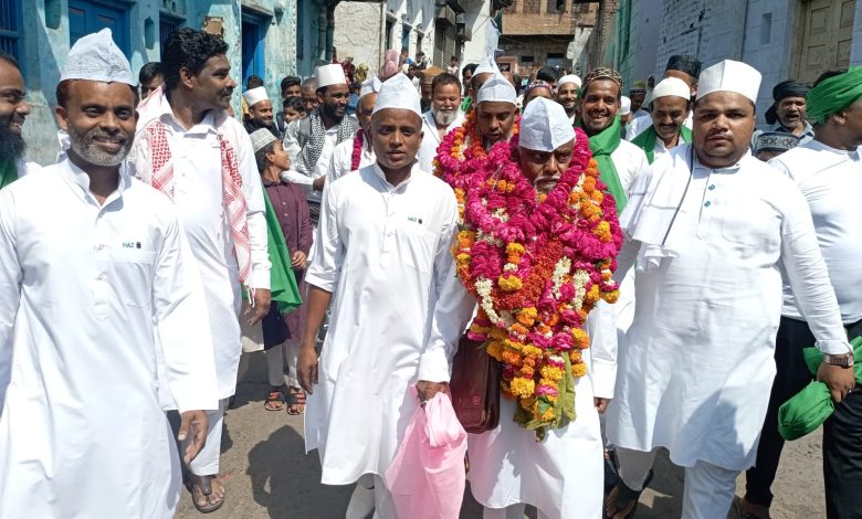 आगरा न्यूज : मदीना के सफर पर निकले बुन्दान मियां