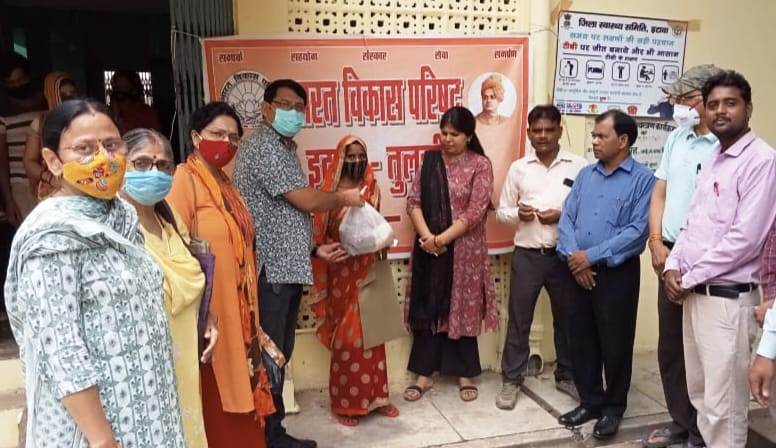 Etawah News : Birth anniversary of Dr. Suraj Prakash, founder of Bharat Vikas Parishad celebrated