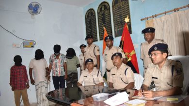 Bihar News दो लोगों से रंगदारी मांगने के मामले में चार अपराधी गिरफ्तार