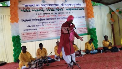 Prayaag nredť‘‘मेरी माटी, मेरा देश’’ कार्यक्रम के दूसरे दिन लोक कलाकार व उनके साथियों द्वारा प्रस्तुत किया गया नुक्कड़ नाटक/सांस्कृतिक कार्यक्रम