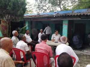 Bihar News- In view of Durga Puja today, a peace committee meeting was organized by the administration on Saturday in Baranti OP premises.

