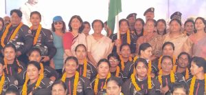 Prayaagraj News :CRPF महिला बाइकर्स (यशस्वनी)का प्रयागराज में भव्य स्वागत एवं फ्लैगआफ के कार्यक्रम का आयोजन किया गया