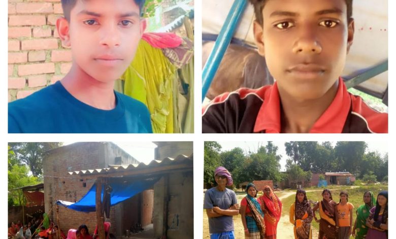 अम्बेडकर नगर न्यूज ट्रक की चपेट में आने से दो युवकों हुई मौत परिजनों का रो रोकर बुरा हाल