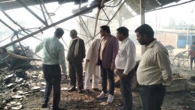 Etawah News: The fire in the fruit market located in Nai Mandi should be investigated by a magistrate: Trade Board