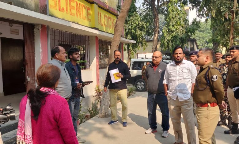 Bihar News-Police Sub Inspector examination was conducted in a peaceful environment.