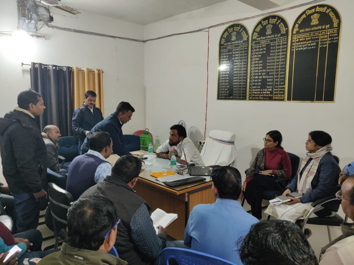 Bihar News-District Magistrate reviewed voter list revision work