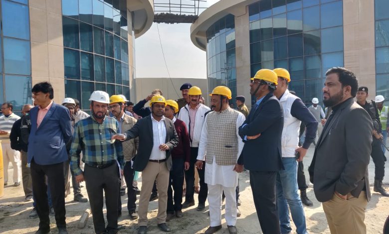 Bihar News- After inspecting the Buddha Stupa and the entire complex being built in Vaishaligarh, the Honorable Minister took information about the progress of the construction work going on there.
