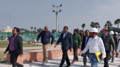 Bihar News- After inspecting the Buddha Stupa and the entire complex being built in Vaishaligarh, the Secretary to the Honorable Chief Minister took information about the progress of the ongoing construction work there.